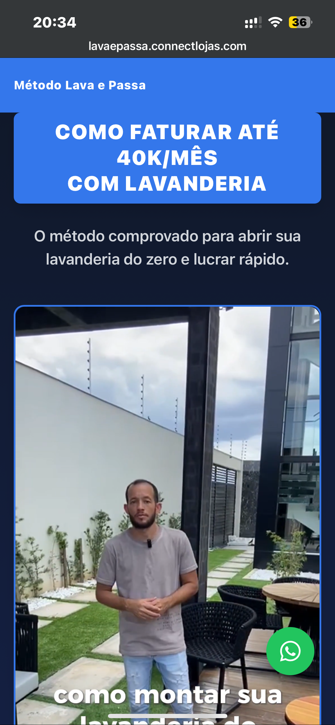Landing Pages ou Site Institucional