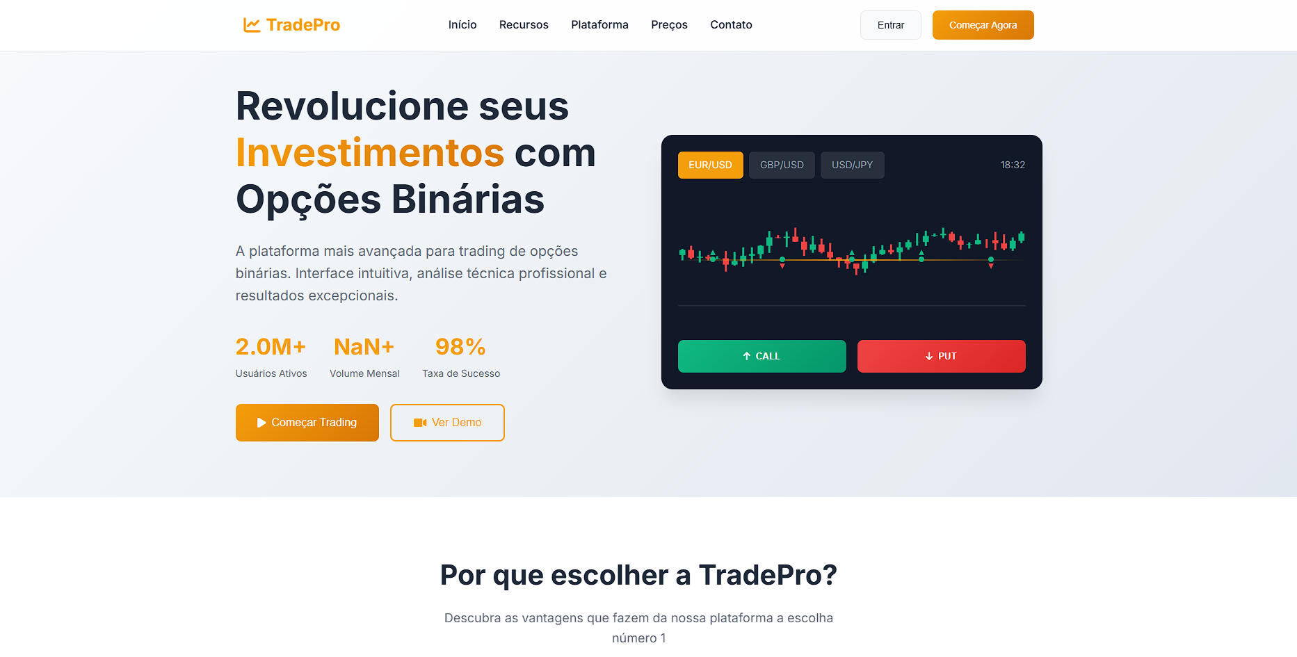 CORRETORA OPÇOES BINARIAS